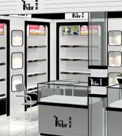 洛陽博物館手機化妝品展柜定制 設計制作一體化，價格優(yōu)于同行的平面設計方案
